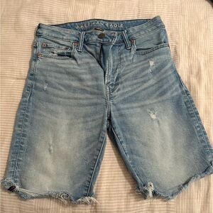 American Eagle Distressed Denim Shorts